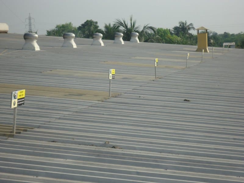 ছাদ ও র‍্যাকিং কাজ
