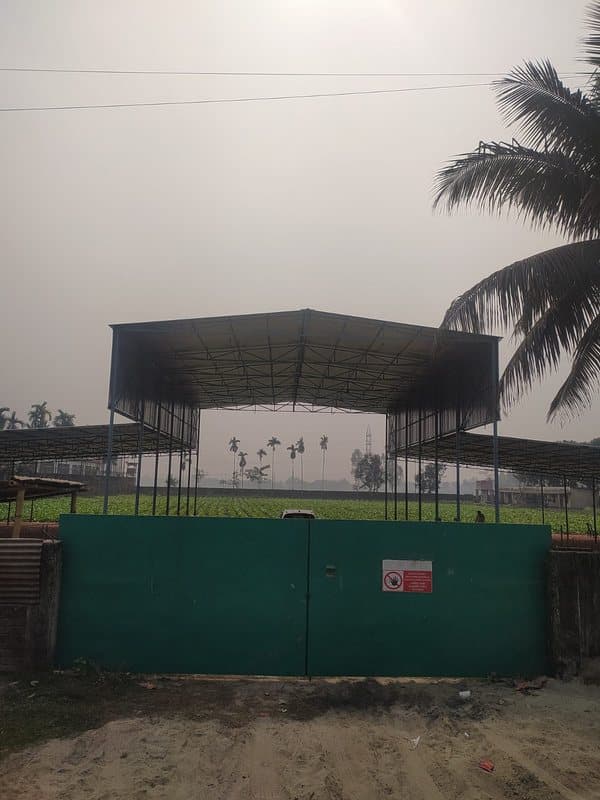 সাইট শেড ও ভূমি প্রস্তুতি
