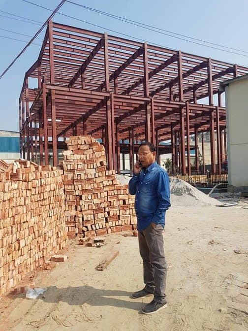 বহুতল স্টিল ফ্রেম